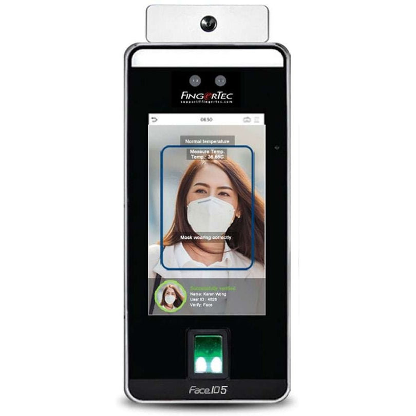 FingerTec Face ID 5 AI Facial Recognition Access Control with Fingerpr ...