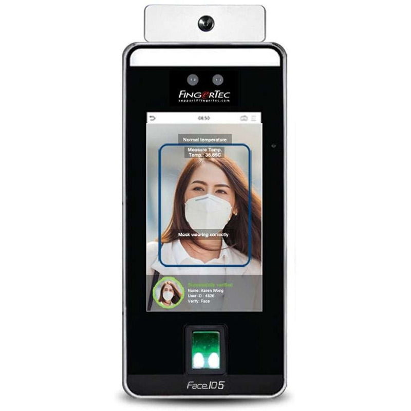 FingerTec Face ID 5 The Latest AI Facial Recognition for Door Access - Face ID 5 - Access Control - alnabaa.com - النبع