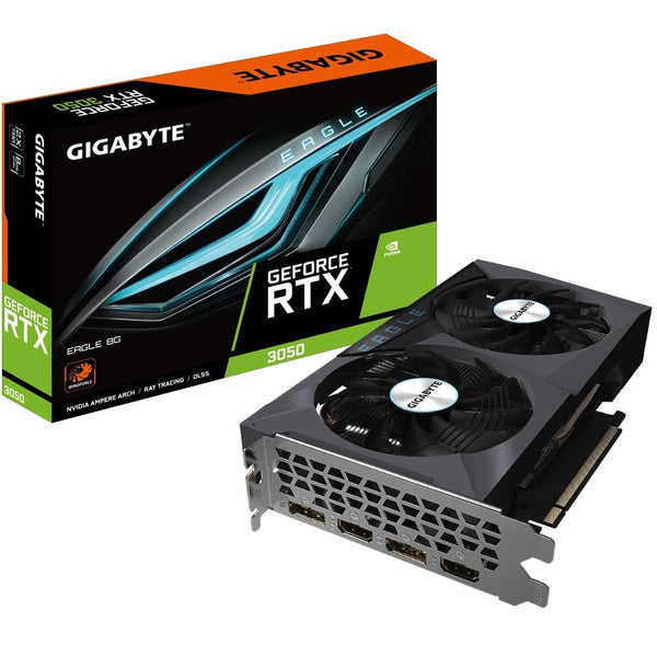 GIGABYTE GeForce RTX 3050 EAGLE 8G Graphics Card - GV-N3050EAGLE-8GD 1.0 - Graphic Cards - alnabaa.com - النبع