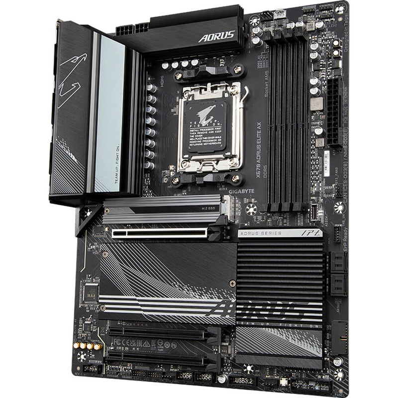 Gigabyte X670 AORUS ELITE AX AMD AM5 Motherboard - X670 AORUS ELITE AX 1.0 - Motherboards - alnabaa.com - النبع