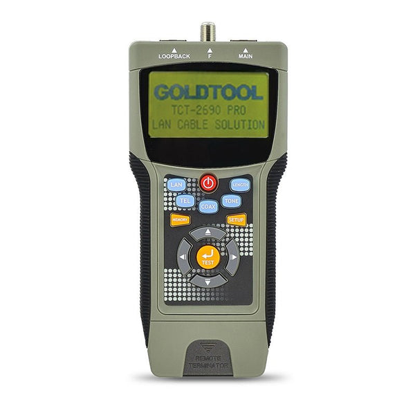 GOLDTOOL LAN Cable Solution Multi-Function Tester - TCT-2690pro - Tools & Testers - alnabaa.com - النبع