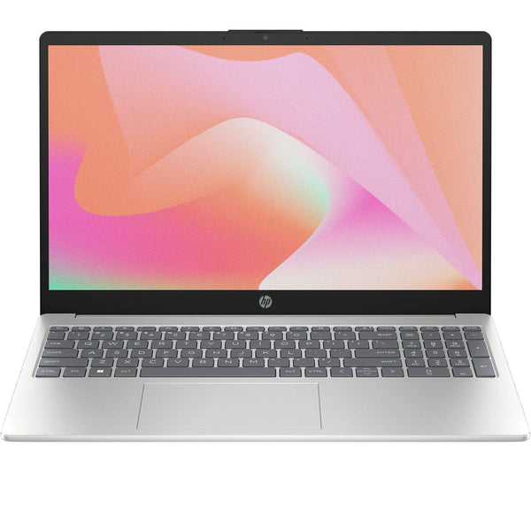 HP 15-fc0015ne 15.6" Laptop - Ryzen 7 7730U - 8GB RAM - 512GB SSD - Shared - DOS (Natural Silver) - 7P9G3EA - Laptops - alnabaa.com - النبع