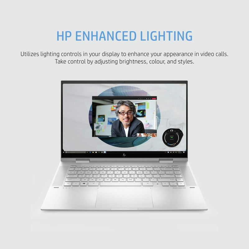 HP ENVY x360 15-es2083cl 15.6" Touchscreen Laptop - Core i7-1260P - 16GB RAM - 1TB SSD - Shared - WIN 11 - 6X1M4UA - Laptops - alnabaa.com - النبع