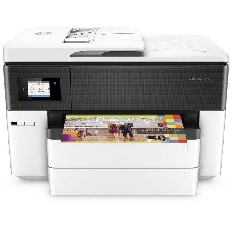 HP OfficeJet Pro 7740 Wide Format All-In-One Inkjet Printer - Printers - alnabaa.com - النبع