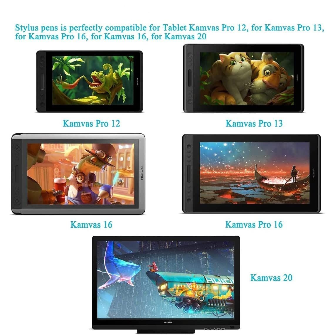 Huion Battery-Free Pen PW507 for Kamvas Pro 12/13/16/20, Kamvas 16/20 & GT-191 V2 - PW507 - Stylus - alnabaa.com - النبع