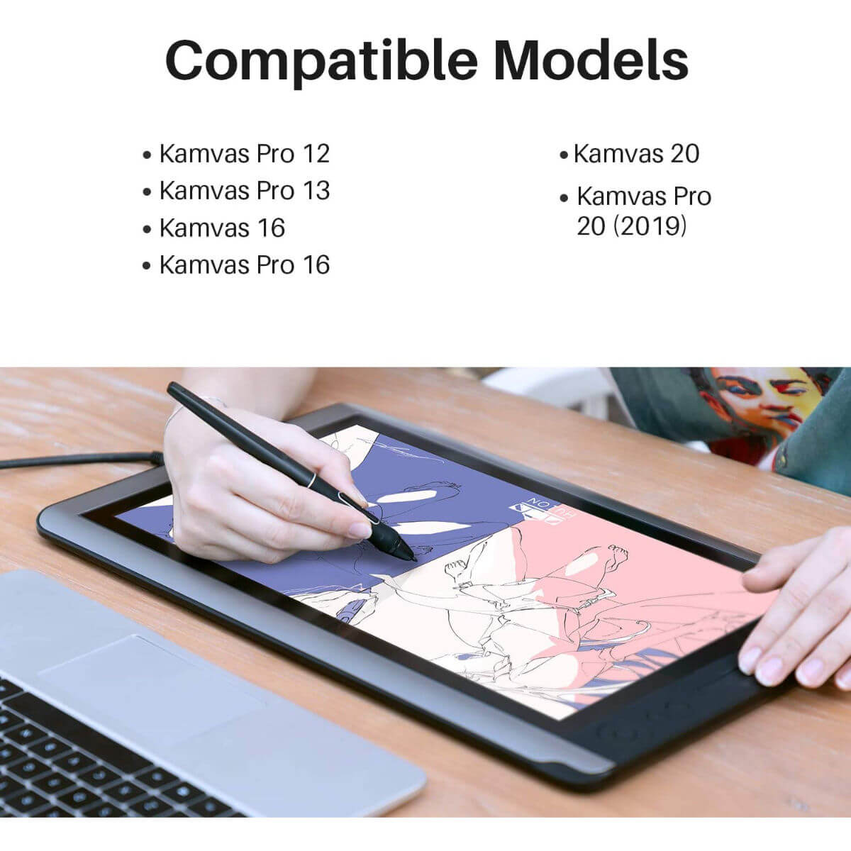 Huion Battery-Free Pen PW507 for Kamvas Pro 12/13/16/20, Kamvas 16/20 & GT-191 V2 - PW507 - Stylus - alnabaa.com - النبع