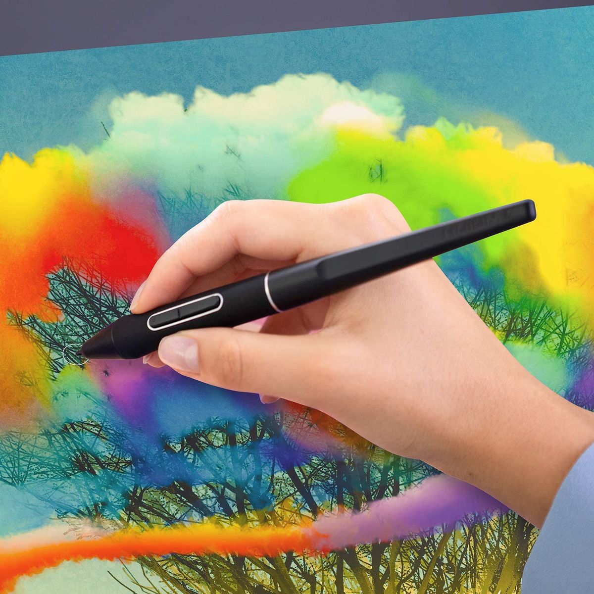Huion Battery-Free Pen PW517 for Kamvas 12/13/16/22/22 Plus/24/24 Plus & Kamvas Pro 13/16/16/16 Plus/24 - PW517 - Stylus - alnabaa.com - النبع