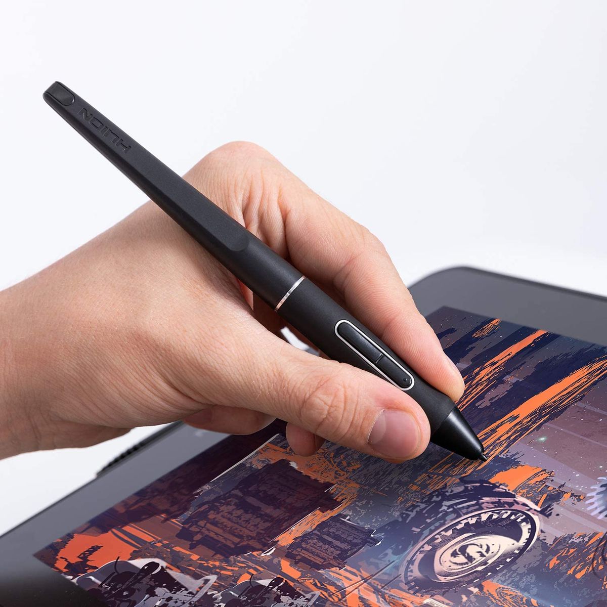 Huion Battery-Free Pen PW517 for Kamvas 12/13/16/22/22 Plus/24/24 Plus & Kamvas Pro 13/16/16/16 Plus/24 - PW517 - Stylus - alnabaa.com - النبع