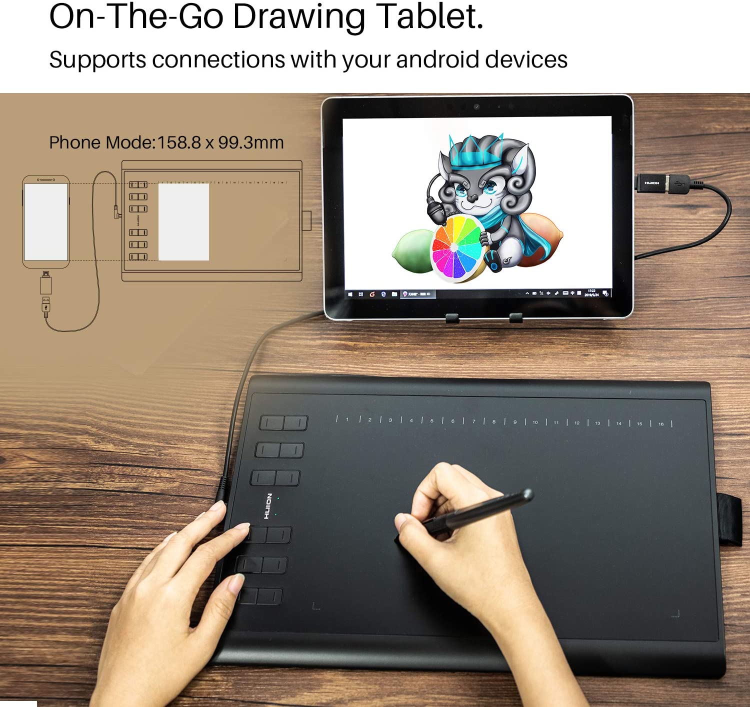 Huion Tablet Tablets For Artists And Designers Huion H610 Pro V2