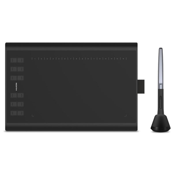 Huion Inspiroy H1060P Drawing Tablet with 12 Programmable Keys - H1060P - Graphic Tablets - alnabaa.com - النبع