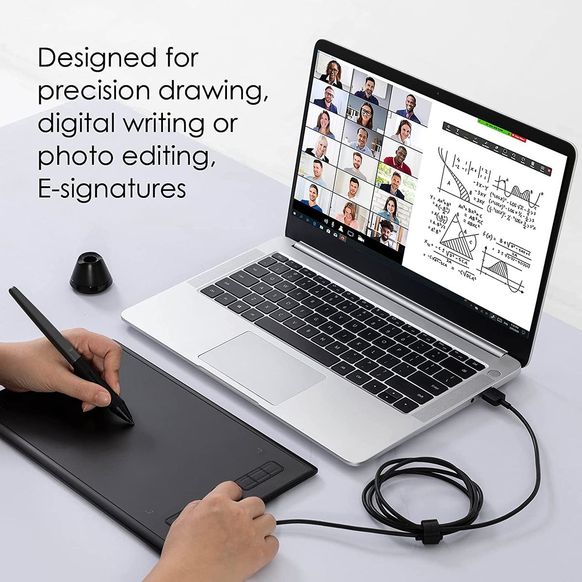 Huion Inspiroy H580X Graphic Drawing Tablet - 8 Programable Keys (203.2 x 127mm) - H580X - Graphic Tablets - alnabaa.com - النبع