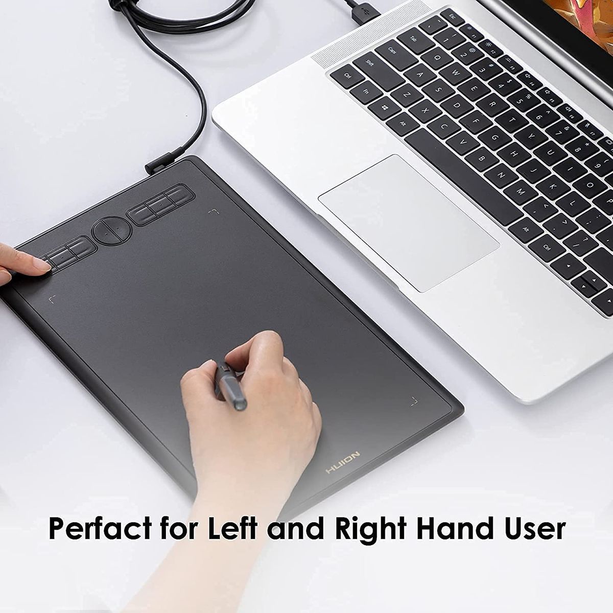 Huion Inspiroy H580X Graphic Drawing Tablet - 8 Programable Keys (203.2 x 127mm) - H580X - Graphic Tablets - alnabaa.com - النبع