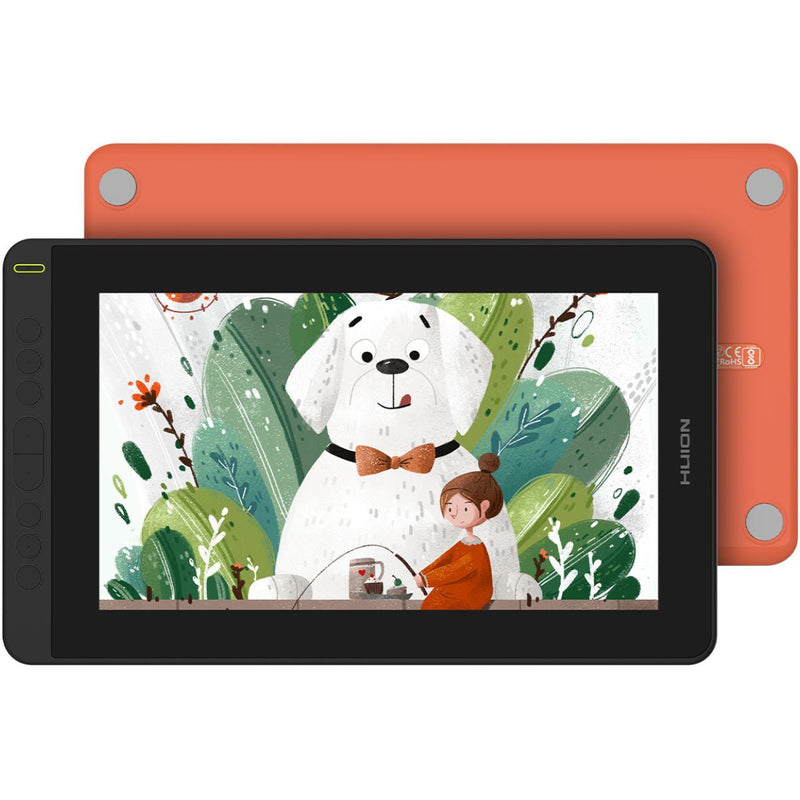 Huion Kamvas 12 Graphic Display Tablet with 8 Express Keys - GS1161-Orange - Graphic Tablets - alnabaa.com - النبع