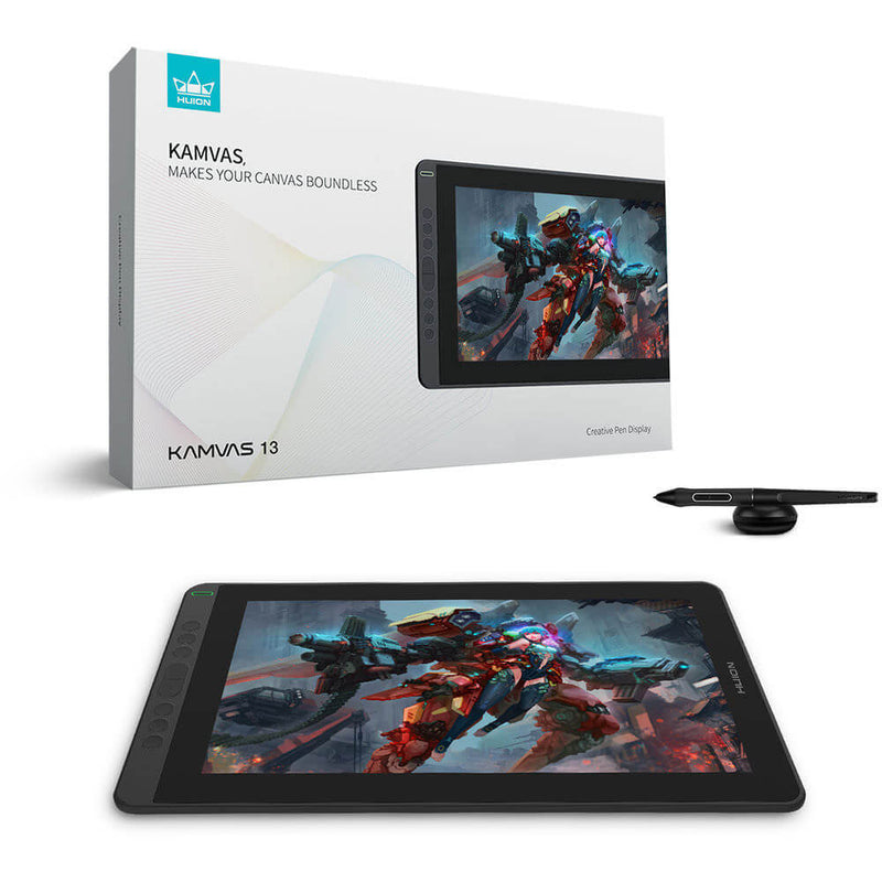 Huion Kamvas 13 Drawing Display Tablet - 13.3" - GS1331-B - Graphic Tablets - alnabaa.com - النبع
