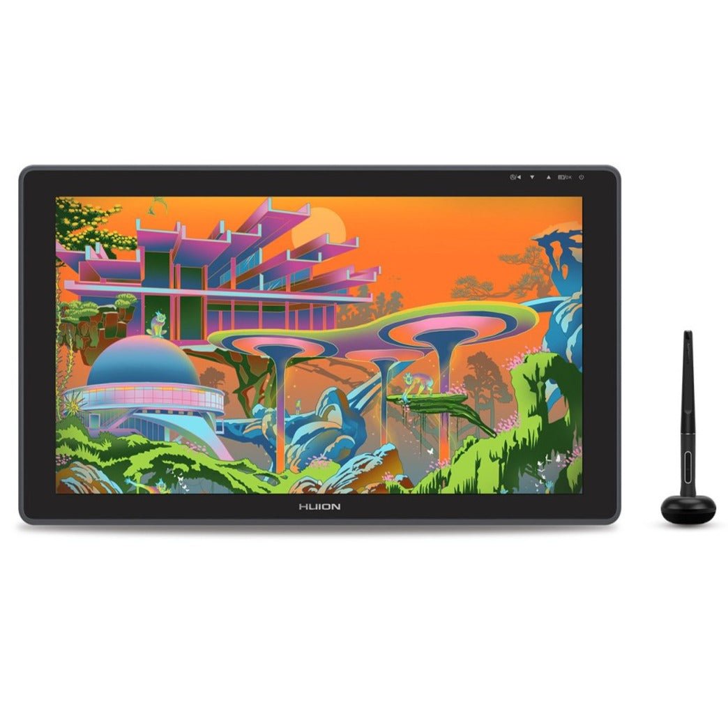 Huion Kamvas 22 PenTech 3.0 & Quantum Dots with Stand - 21.5" - GS2201 - Graphic Tablets - alnabaa.com - النبع