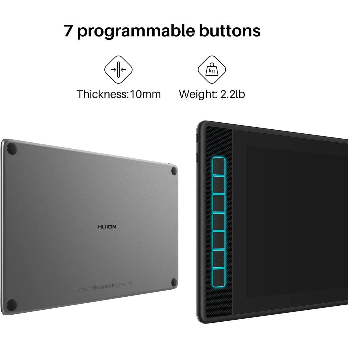 Huion Kamvas Pro 13 2.5K QHD Graphic Display Tablet with Stand - 13.3" - GT1302 - Graphic Tablets - alnabaa.com - النبع