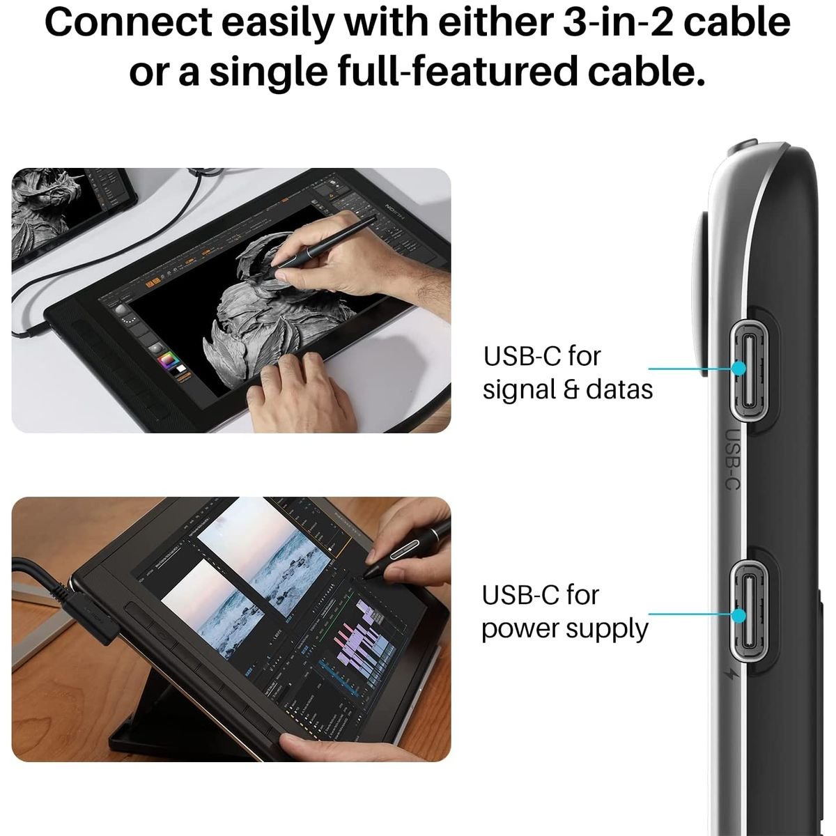 Huion Kamvas Pro 16 2.5K QHD IPS Pen Display Tablet with Stand - GT1602 - Graphic Tablets - alnabaa.com - النبع
