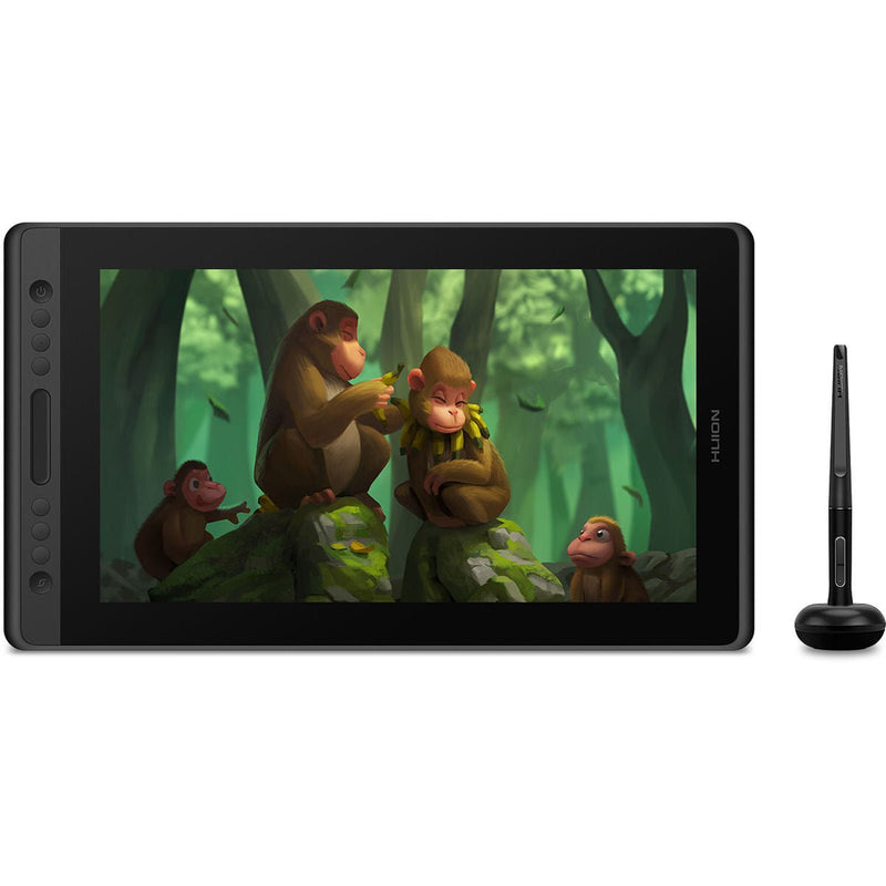 Huion Kamvas Pro 16 Graphic Display Tablet with Stand - 15.6" - GT-156 - Graphic Tablets - alnabaa.com - النبع
