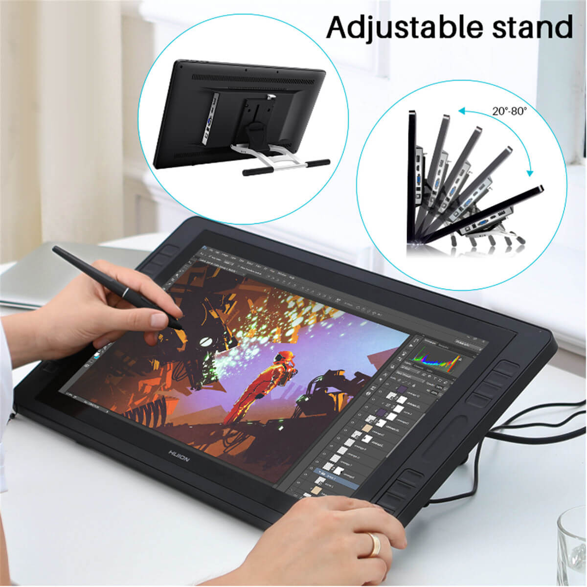 Huion Digital Drawing Pad Reviews Huion Tablet Drawing Tablet With