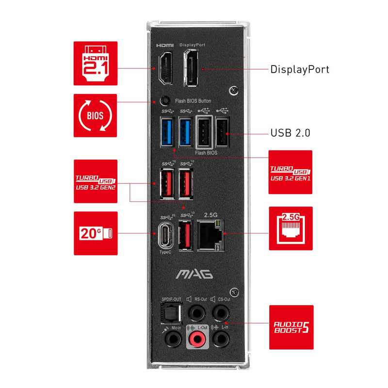 اللوحة الأم MSI MAG Z690 TORPEDO 1700 ATX