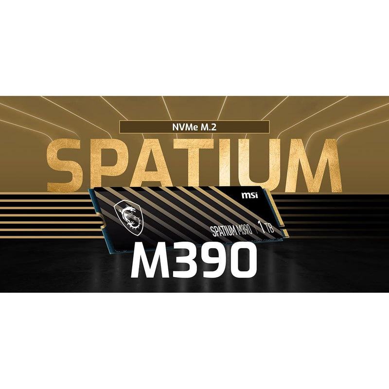 MSI SPATIUM M390 NVMe M.2 Internal Solid State Drive - 500GB SSD