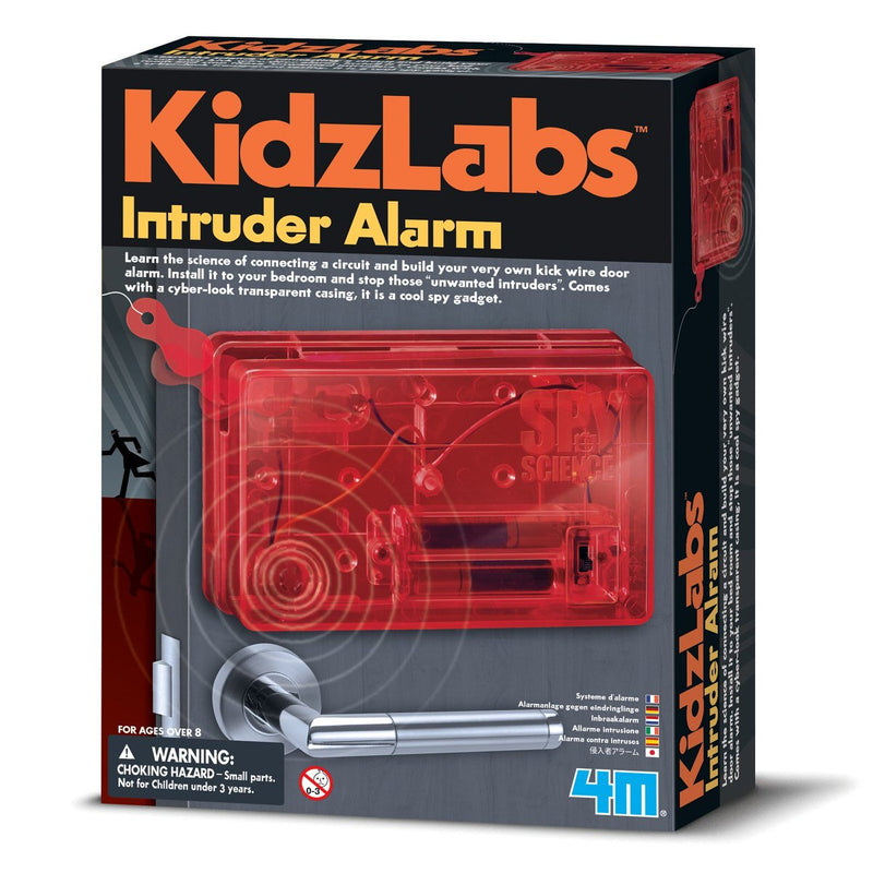 4M Intruder Alarm Kit – Build a Door Buzzer to Learn Electric Circuits, Ages 8+, Model 00-03246