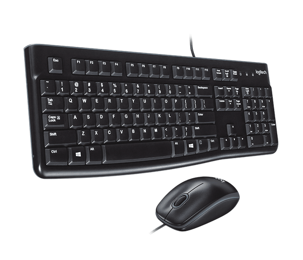 لوحة مفاتيح وماوس لاسلكية من لوجيتك MK120 - عربي