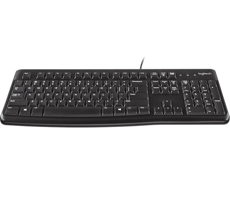 Logitech MK120 Wired Keyboard and Mouse Combo - Arabic