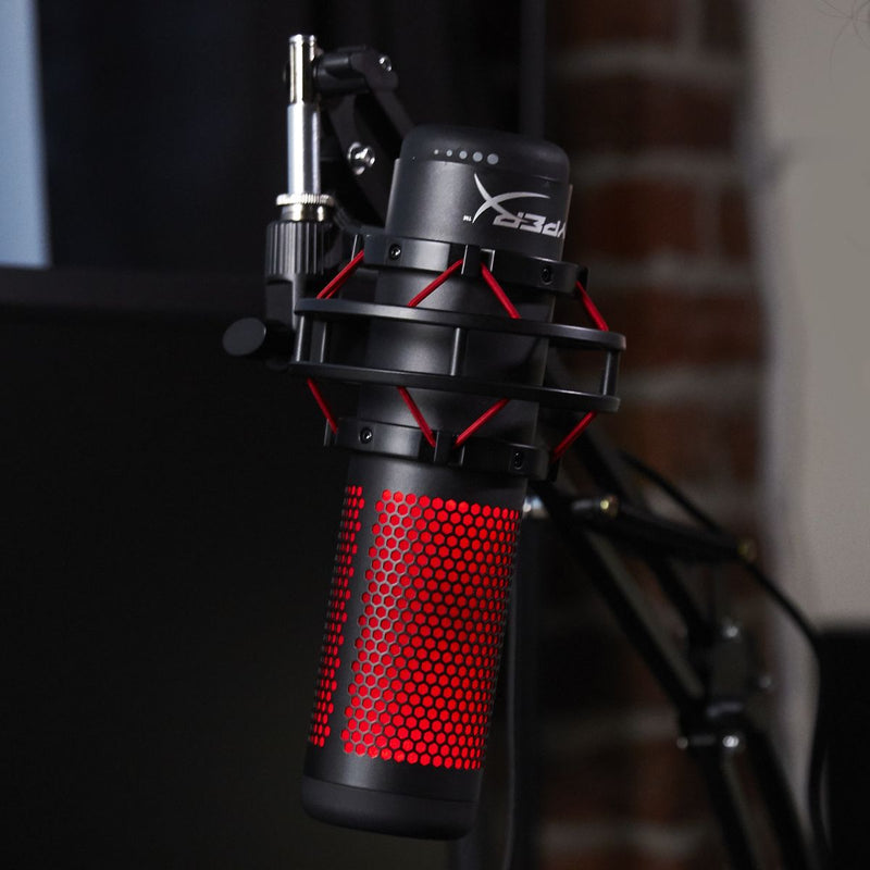 HyperX QuadCast USB Condenser Gaming Microphone for PC, PS5, PS4 & Mac