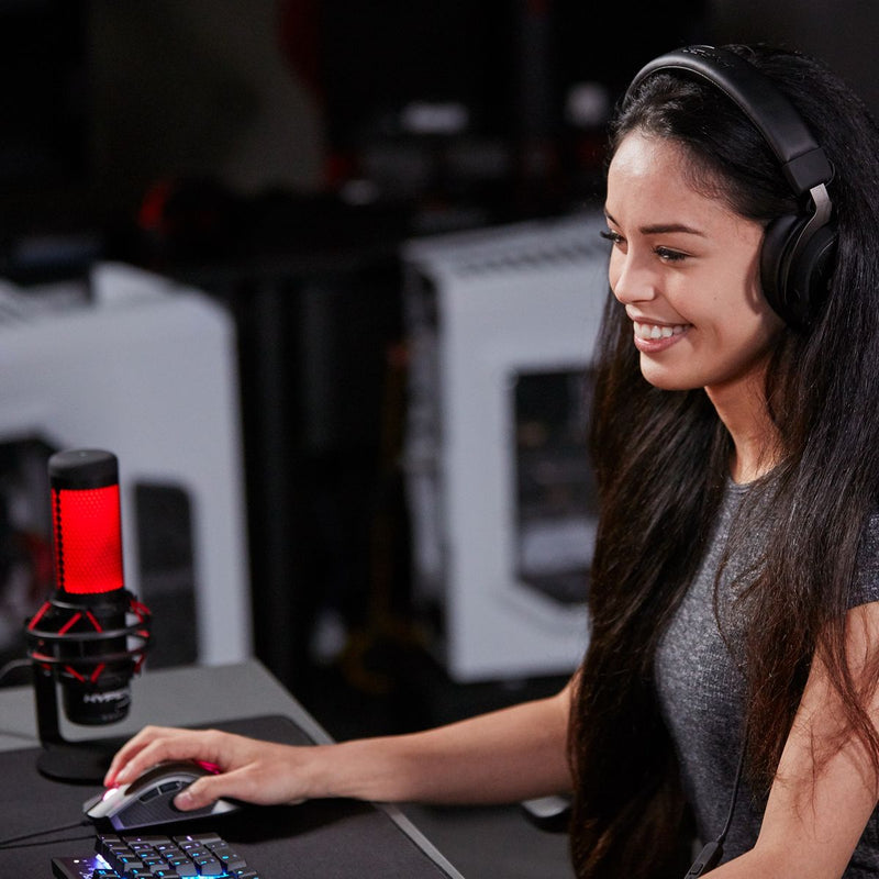 HyperX QuadCast USB Condenser Gaming Microphone for PC, PS5, PS4 & Mac