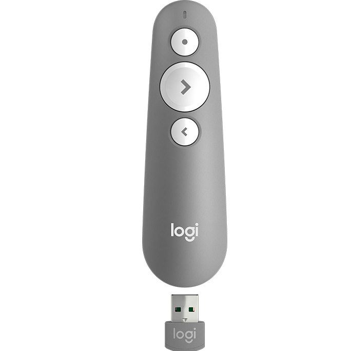 جهاز التحكم عن بُعد لعرض الشرائح بالليزر Logitech R500